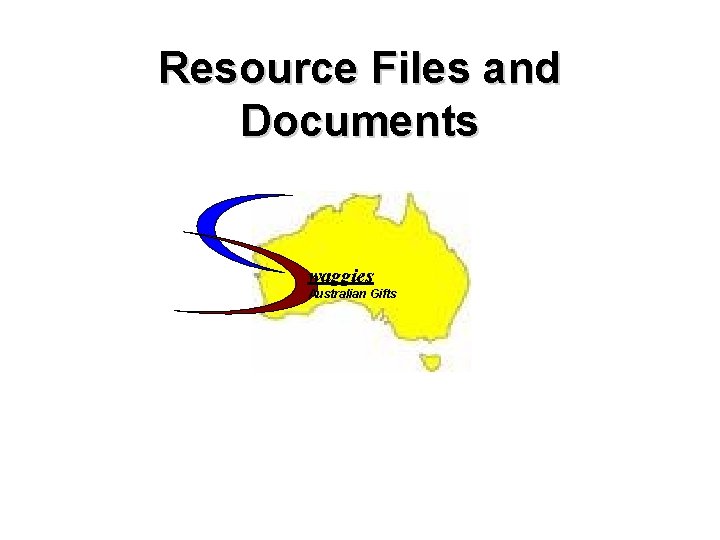 Resource Files and Documents waggies Australian Gifts 