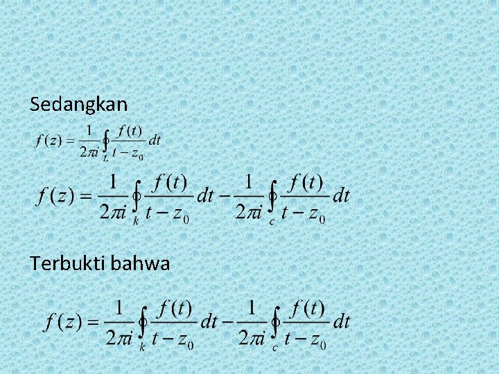 Sedangkan Terbukti bahwa Sedangkan Terbukti bahwa