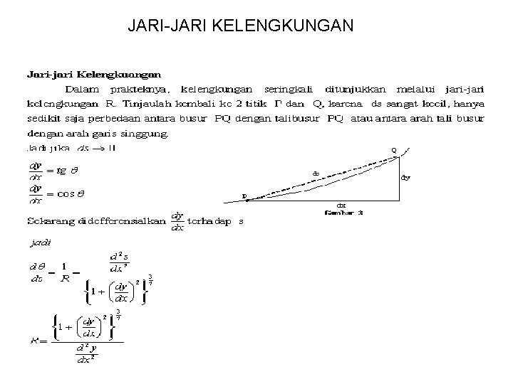 JARI-JARI KELENGKUNGAN 