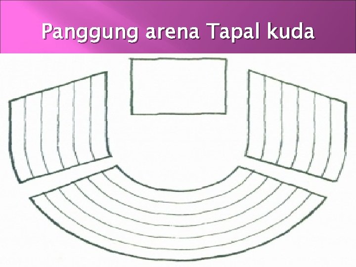 Panggung arena Tapal kuda 