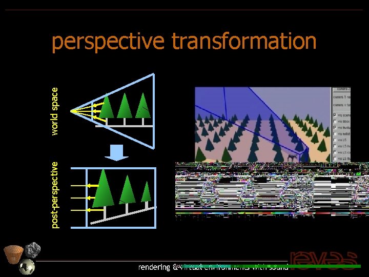 post-perspective world space perspective transformation 