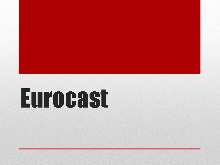 Eurocast 