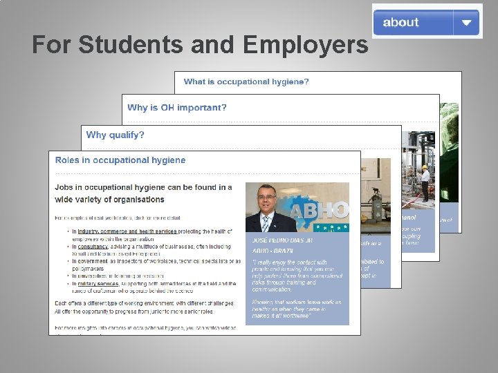 For Students and Employers For Students and Employers
