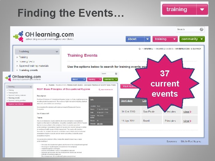 Finding the Events… 37 current events Finding the Events… 37 current events