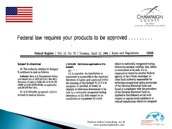 Product Safety Consulting, Inc. © www. productsafetyinc. com 