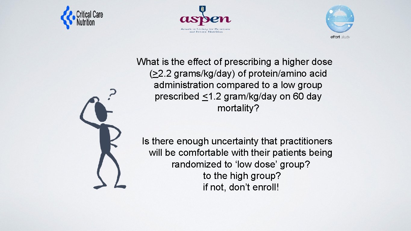 What is the effect of prescribing a higher dose (>2. 2 grams/kg/day) of protein/amino