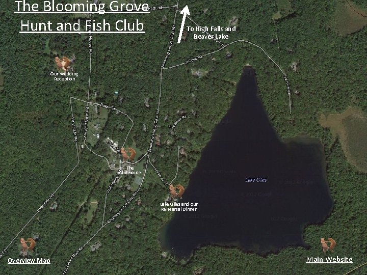 The Blooming Grove Map High Falls Beaver Lake