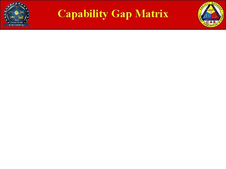 Capability Gap Matrix 