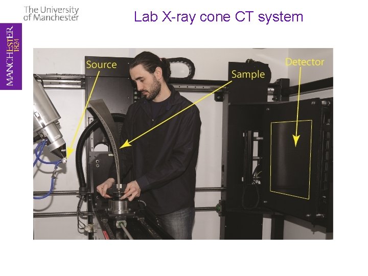 Lab X-ray cone CT system 