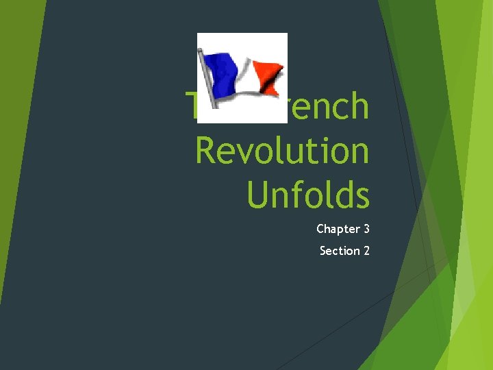 The French Revolution Unfolds Chapter 3 Section 2 