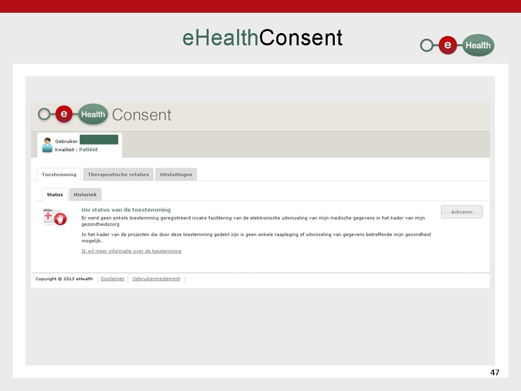 e. Health. Consent 47 