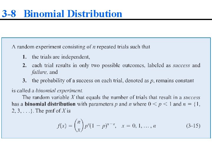 3 -8 Binomial Distribution 