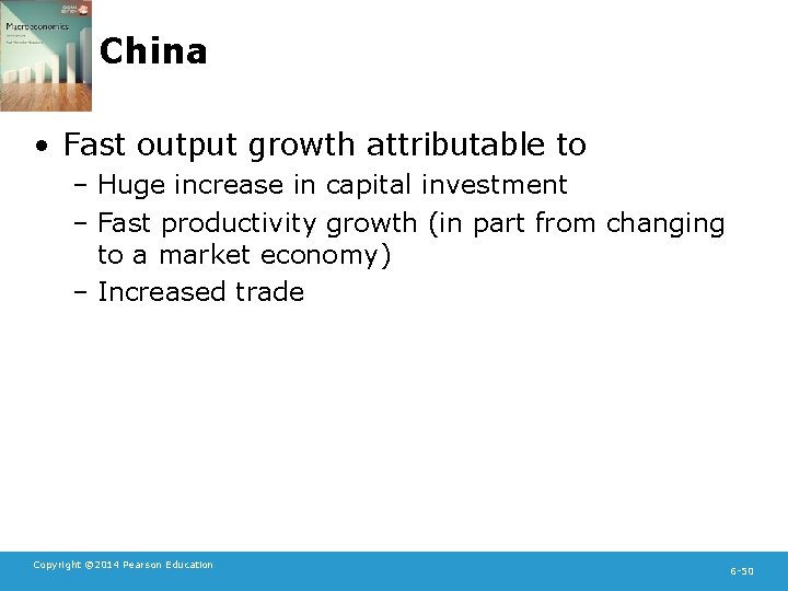 China • Fast output growth attributable to – Huge increase in capital investment –