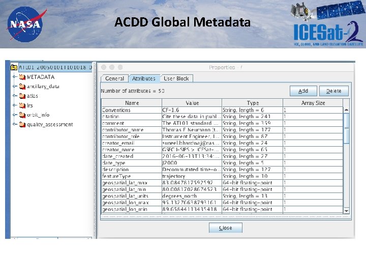 ACDD Global Metadata 