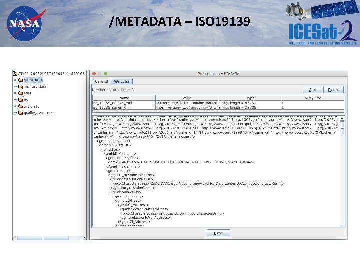 /METADATA – ISO 19139 