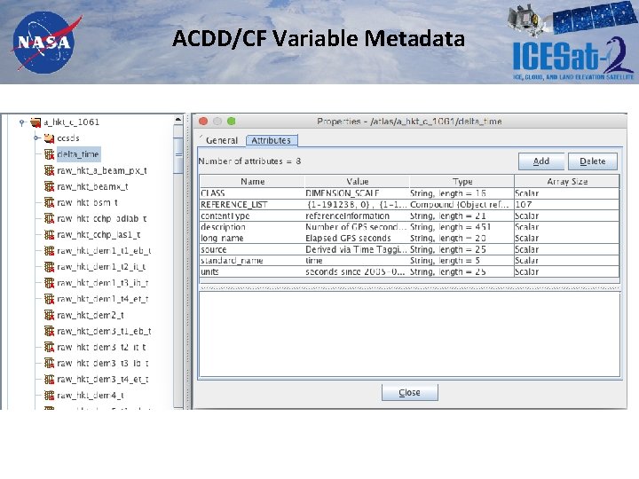 ACDD/CF Variable Metadata 