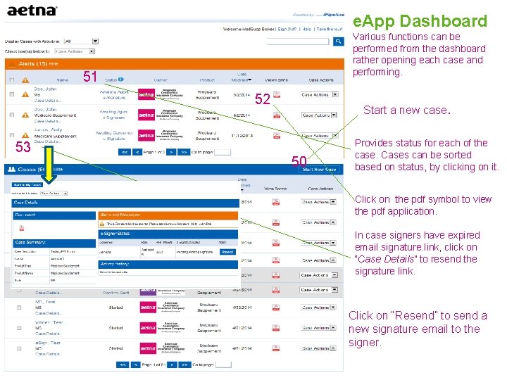 e. App Dashboard Various functions can be performed from the dashboard rather opening each