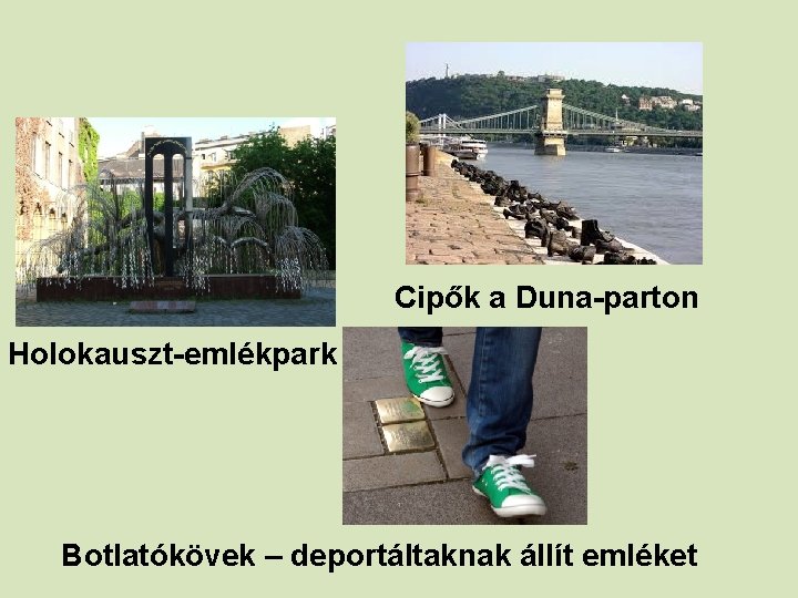 Cipők a Duna-parton Holokauszt-emlékpark Botlatókövek – deportáltaknak állít emléket Cipők a Duna-parton Holokauszt-emlékpark Botlatókövek – deportáltaknak állít emléket
