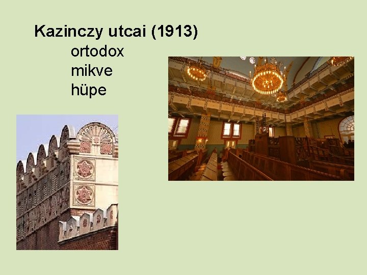 Kazinczy utcai (1913) ortodox mikve hüpe 