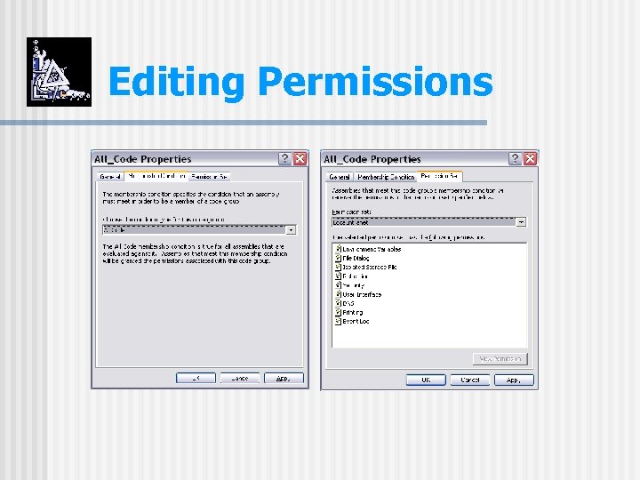 Editing Permissions 