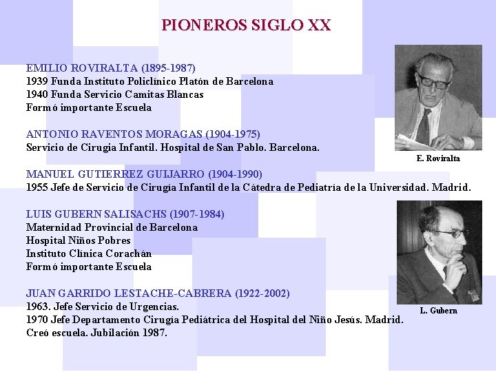 PIONEROS SIGLO XX EMILIO ROVIRALTA (1895 -1987) 1939 Funda Instituto Policlínico Platón de Barcelona