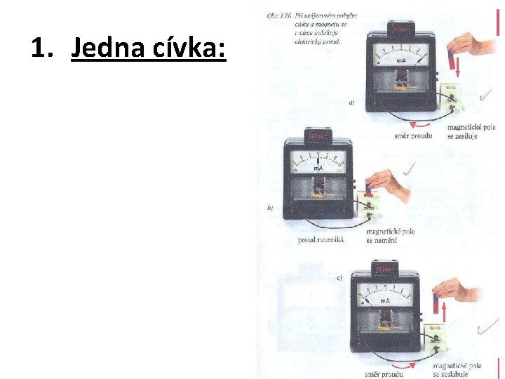1. Jedna cívka: 1. Jedna cívka: