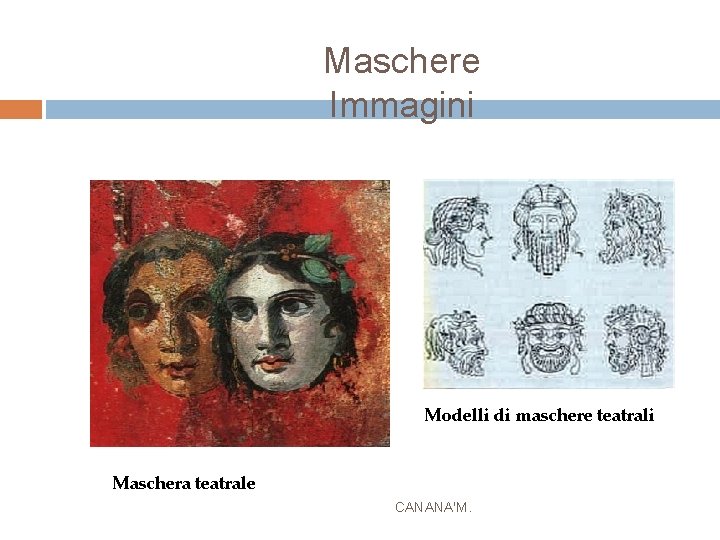 Maschere Immagini Modelli di maschere teatrali Maschera teatrale CANANA'M. 