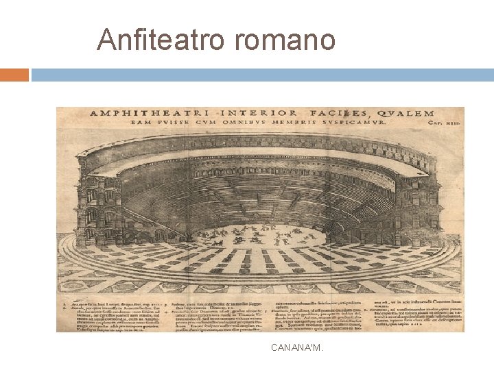 Anfiteatro romano CANANA'M. 