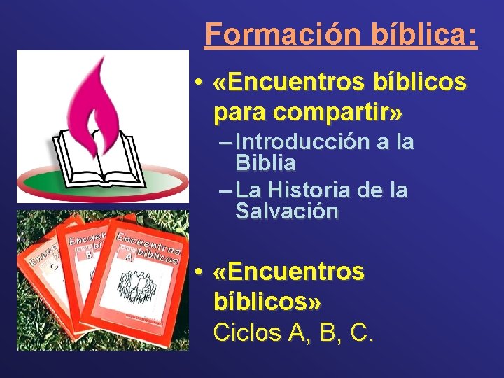 Formación bíblica: • «Encuentros bíblicos para compartir» – Introducción a la Biblia – La