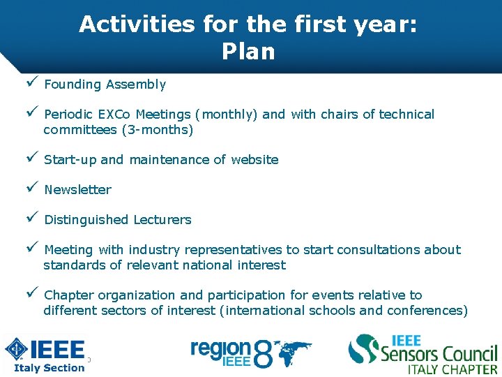 Italy Chapter Of The Ieee Sensors Council Objectives