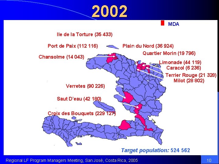 2002 MDA Ile de la Torture (35 433) Port de Paix (112 116) Plain