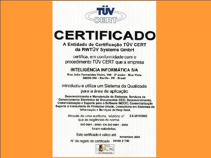 ISO 9001: 2000 / ISO 9000 -3 16 / 55 