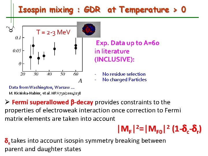 nuclear structure aspects from