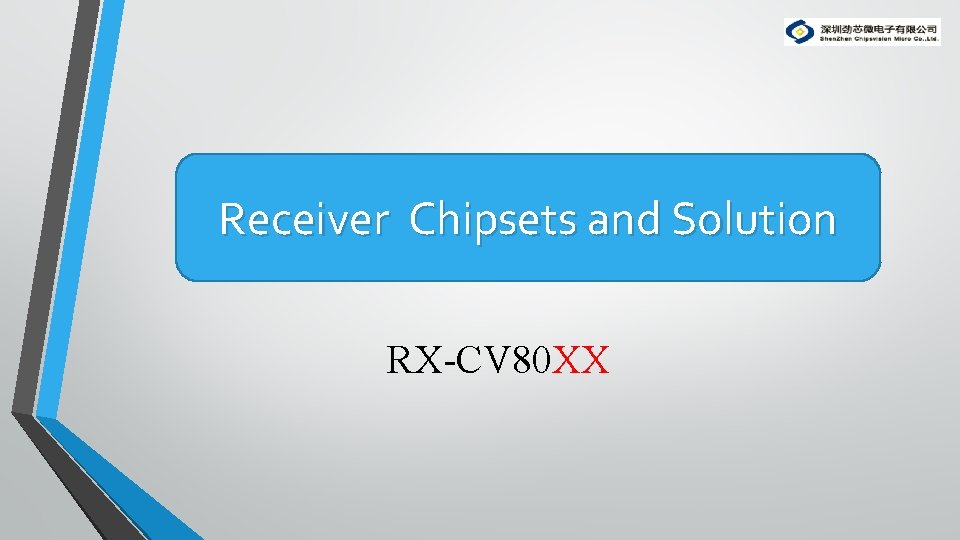 CVSMicro勁芯微 Receiver Chipsets and Solution RX-CV 80 XX 
