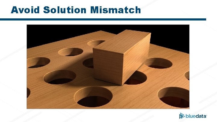Avoid Solution Mismatch 