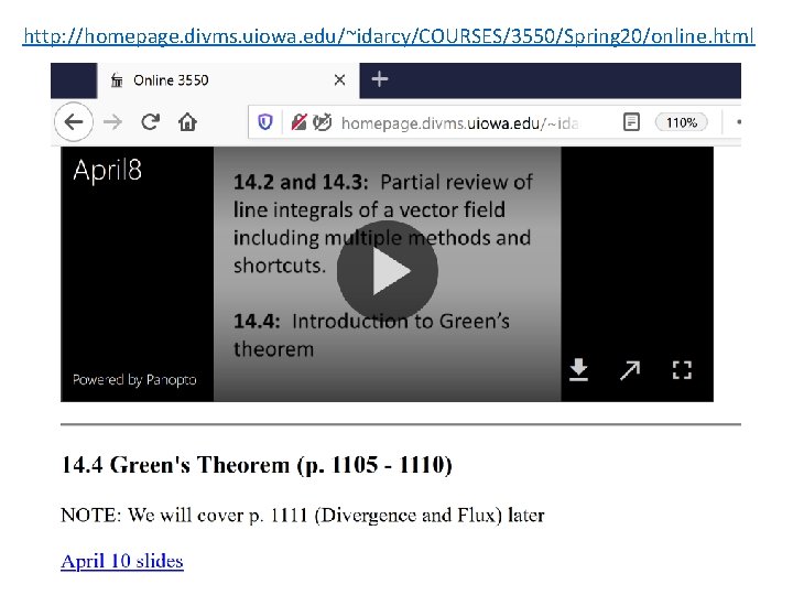 http: //homepage. divms. uiowa. edu/~idarcy/COURSES/3550/Spring 20/online. html http: //homepage. divms. uiowa. edu/~idarcy/COURSES/3550/Spring 20/online. html