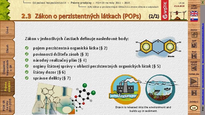 Odpadové hospodárstvo SR – Právne predpisy – POH SR na roky 2011 – 2015