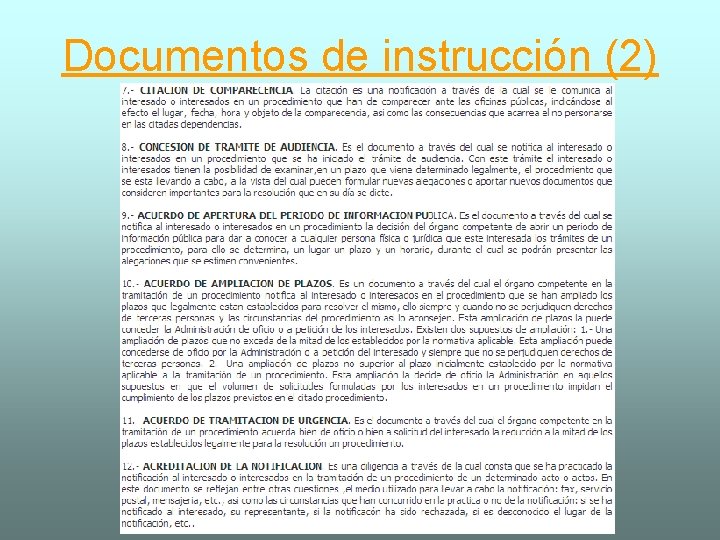Documentos de instrucción (2) 