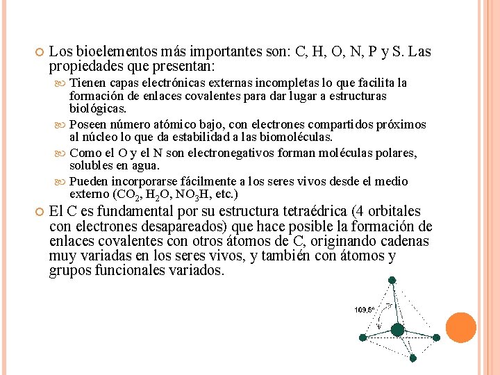 Chonps Bioelementos BIOLOGA 2 BACHILLERATO Bloque I La clula y