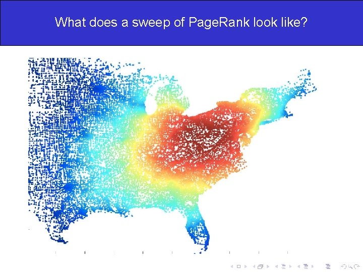 What does a sweep of Page. Rank look like? 