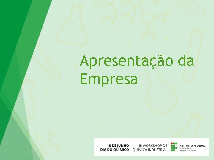 Apresentação da Empresa 