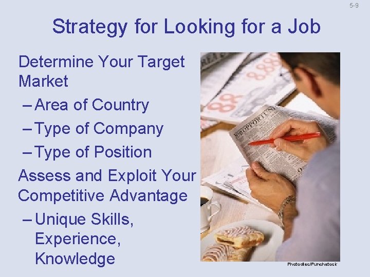 5 9 Strategy for Looking for a Job Determine Your Target Market – Area