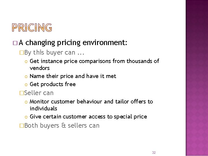 �A changing pricing environment: �By this buyer can. . . Get instance price comparisons �A changing pricing environment: �By this buyer can. . . Get instance price comparisons