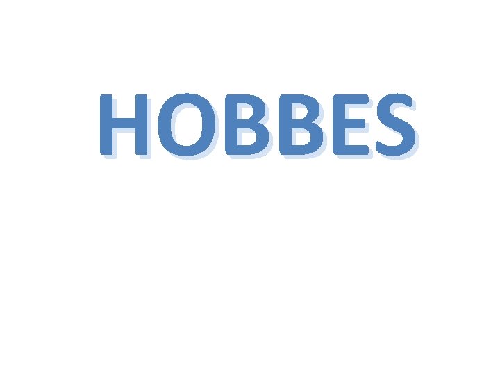 HOBBES 