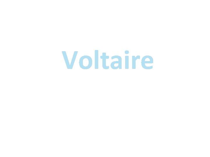 Voltaire 