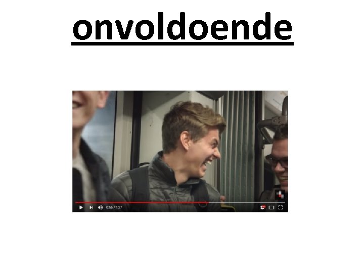 onvoldoende 