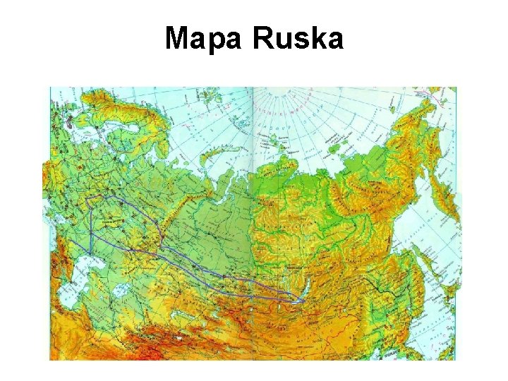 Mapa Ruska 