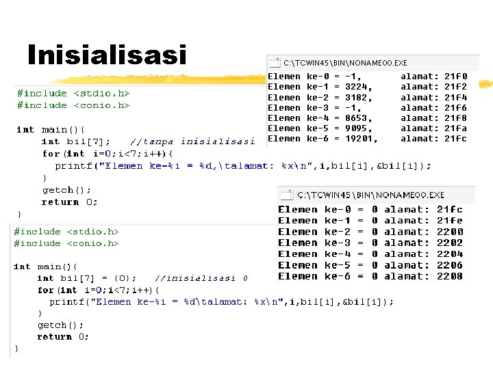 Inisialisasi 