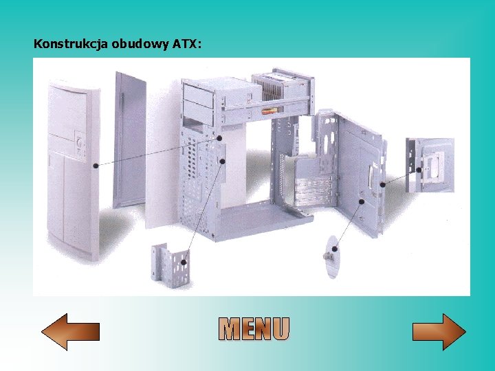 Konstrukcja obudowy ATX: 