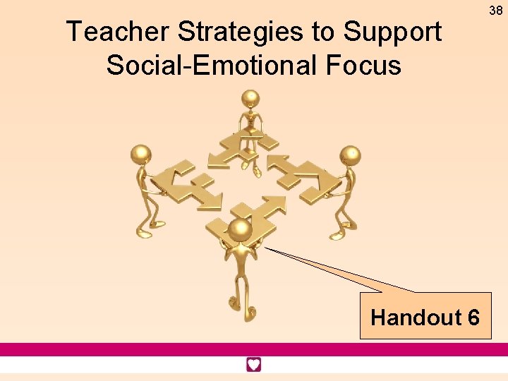 Teacher Strategies to Support Social-Emotional Focus Handout 6 38 